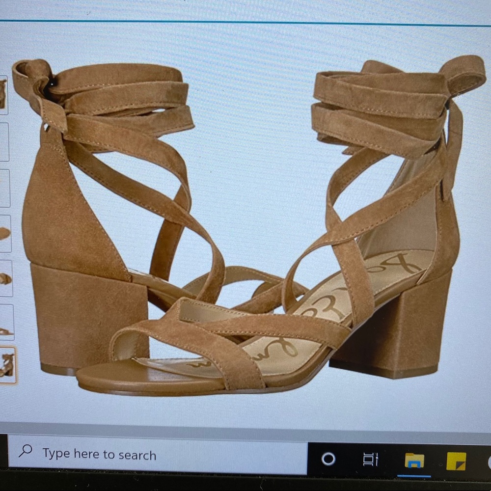 Sam Edelman Sheri Heeled Sandal size 7 - like new!